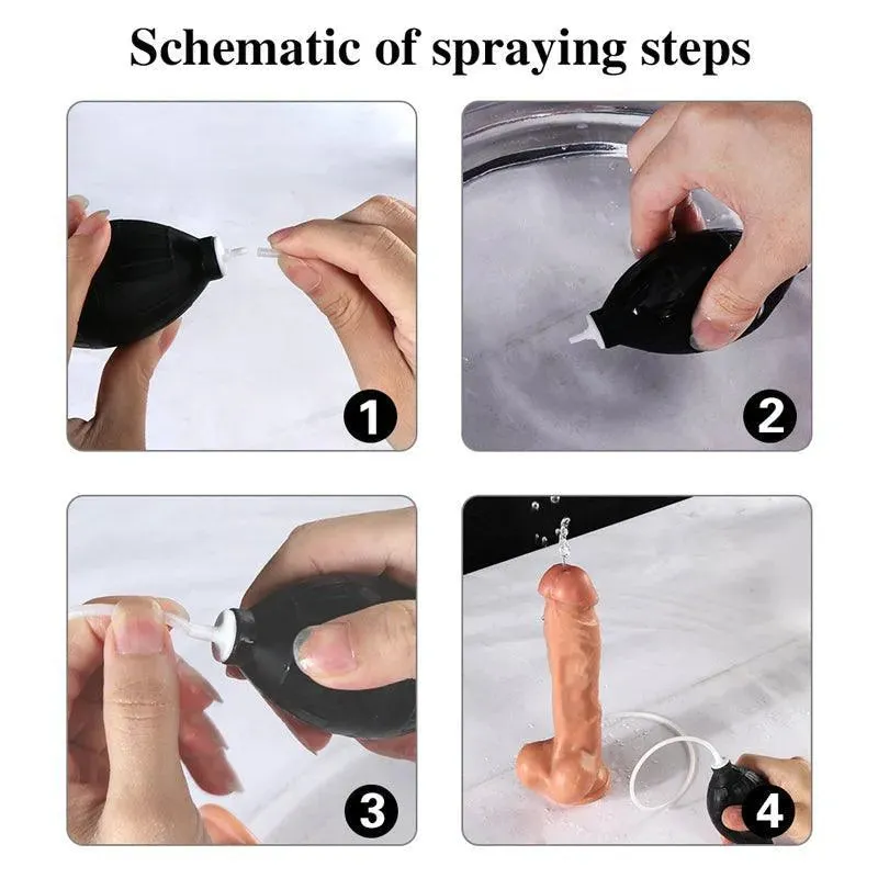 Realistic Silicone Squirting Dildo Sex Toy