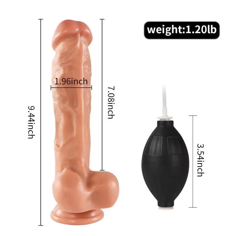 Realistic Silicone Squirting Dildo Sex Toy