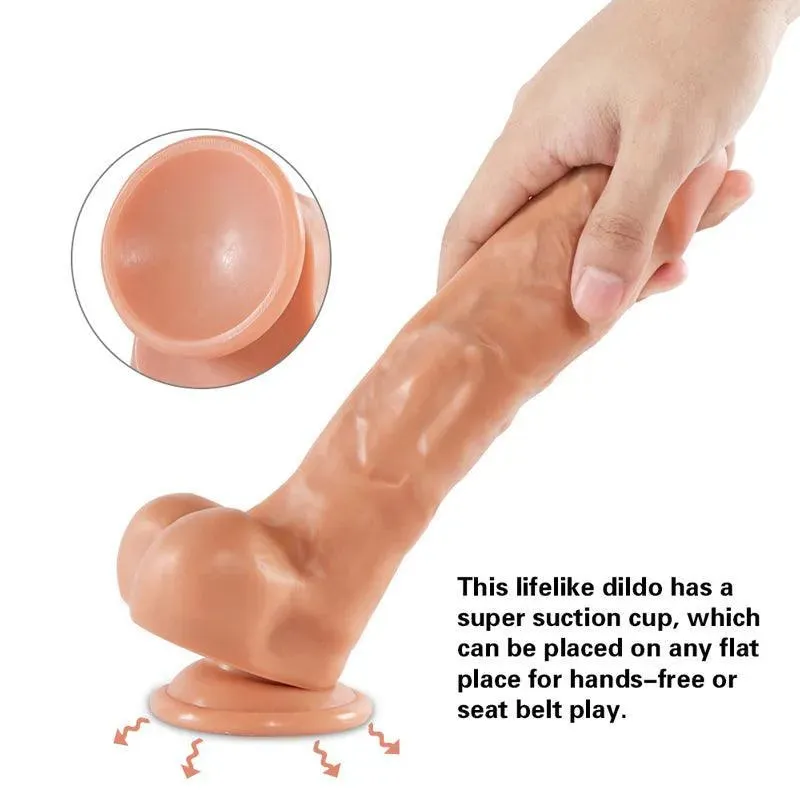 Realistic Silicone Squirting Dildo Sex Toy