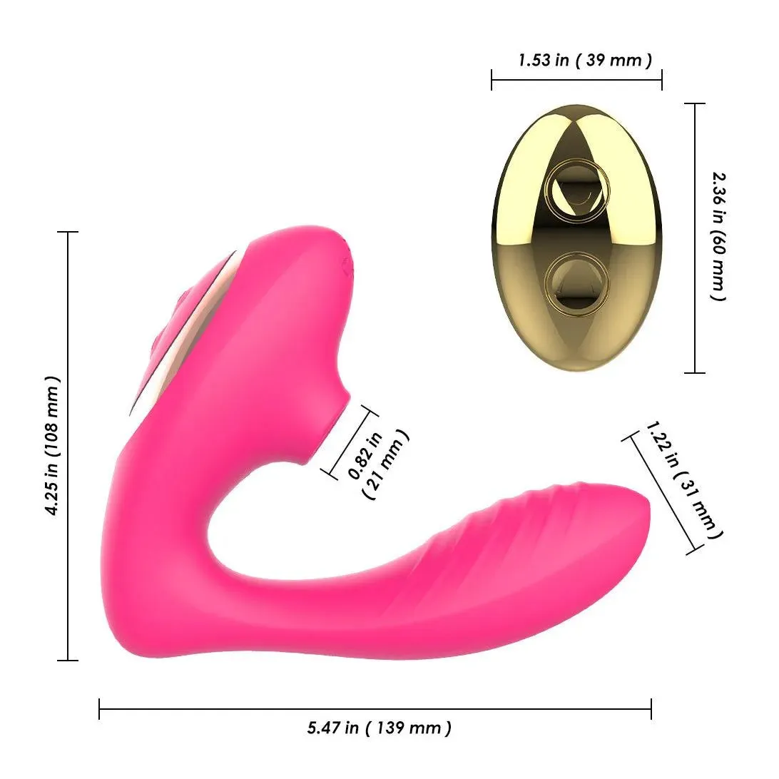 Remote Control Clit Sucking Vibrator
