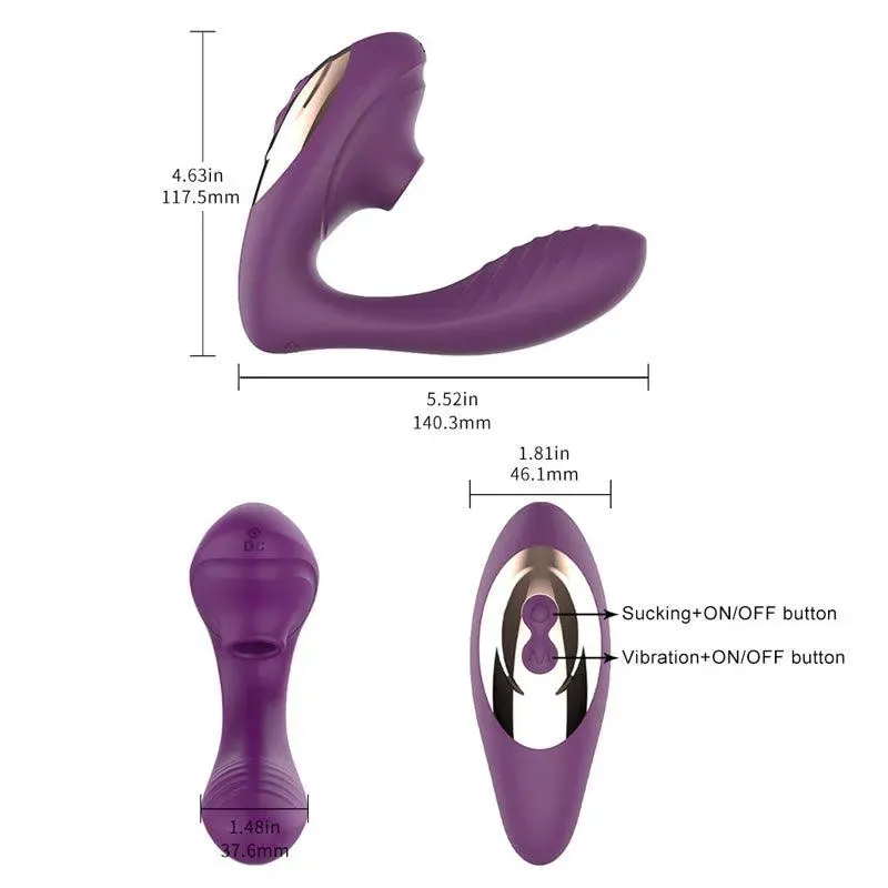 Remote Control Clit Sucking Vibrator