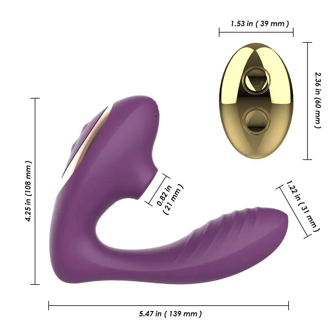 Remote Control Clit Sucking Vibrator