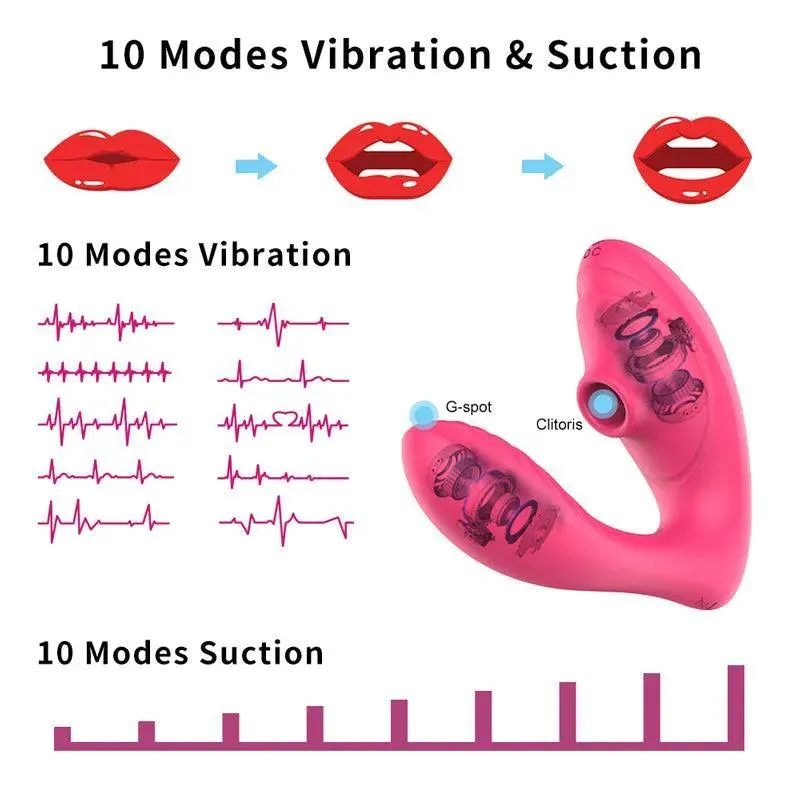 Remote Control Clit Sucking Vibrator