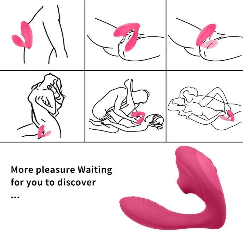 Remote Control Clit Sucking Vibrator