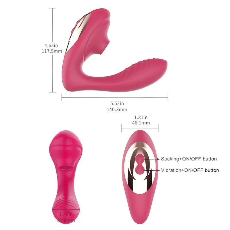 Remote Control Clit Sucking Vibrator
