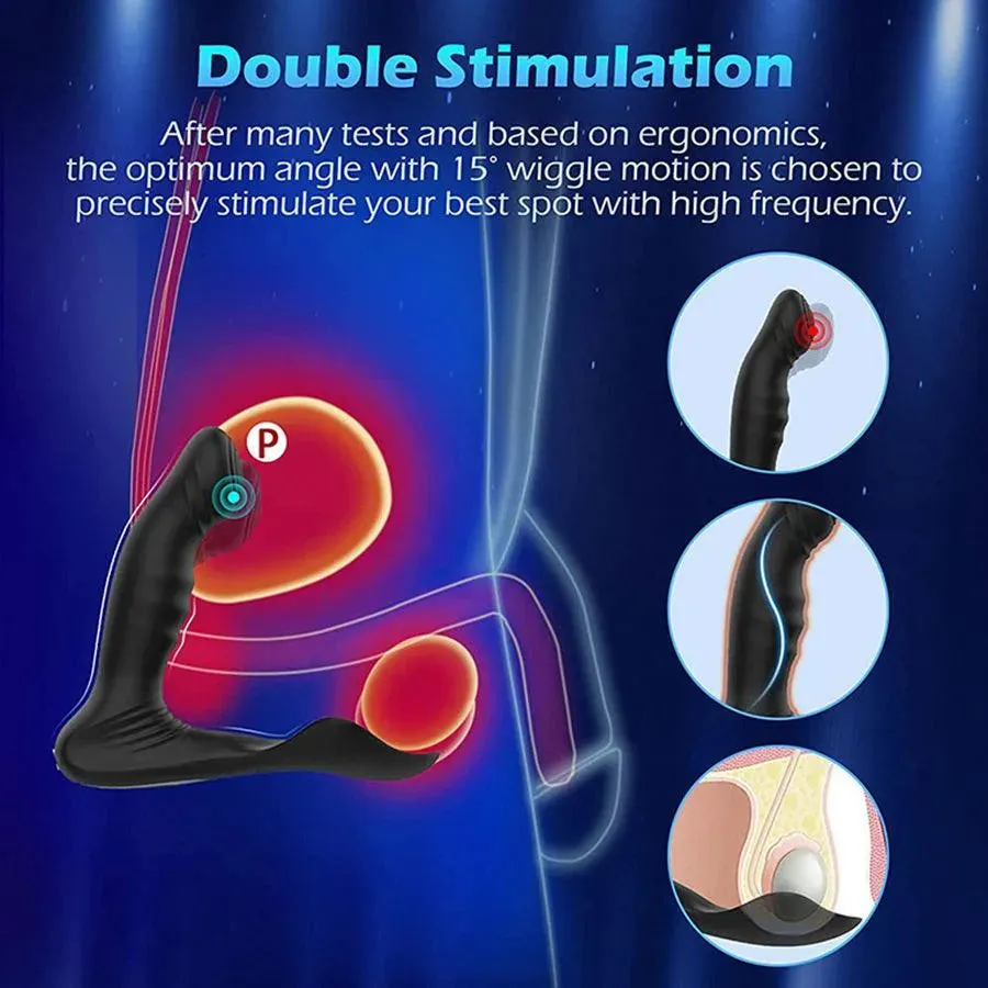 Remote Control Fingering Prostate Massager for Men