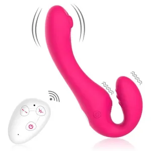 Remote Control Lesbian Strap On Dildo Vibrator