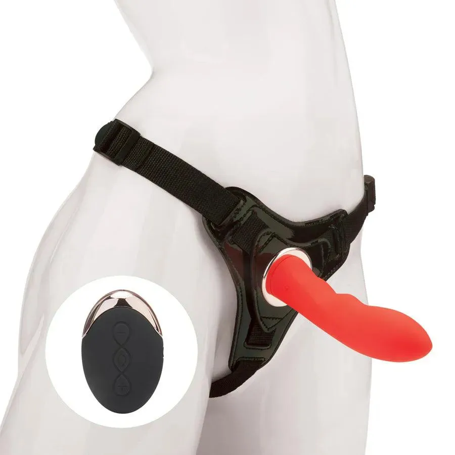 Remote Control Lesbian Strap On Vibrator