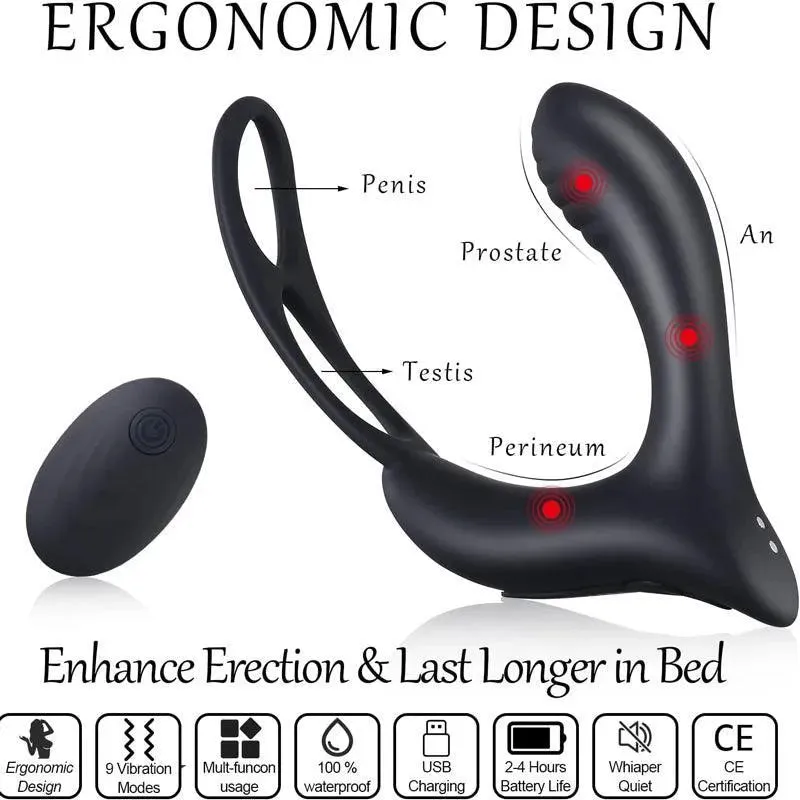 Remote Control Prostate Massager Sex Toy