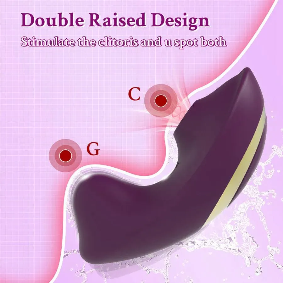 Remote Control Sucking Wearable Vibrator