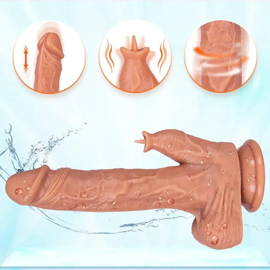 Remote Control Thrusting Rabbit Dildo