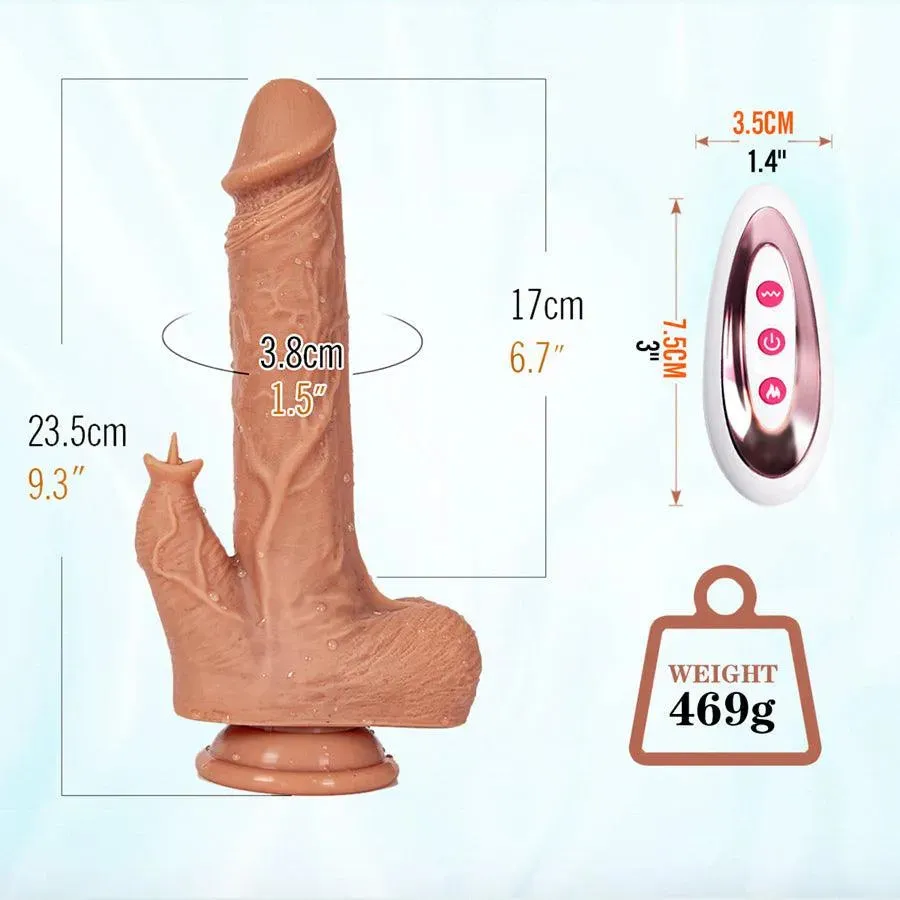 Remote Control Thrusting Rabbit Dildo