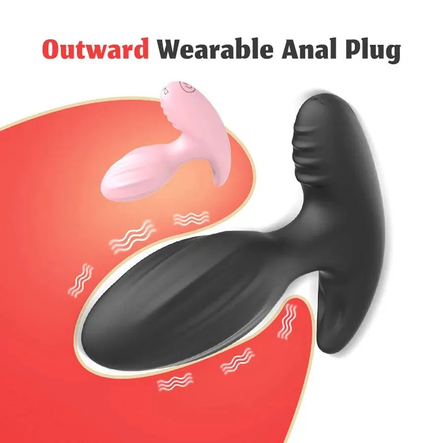 Remote Control Vibrating Butt Plug for Anal Game
