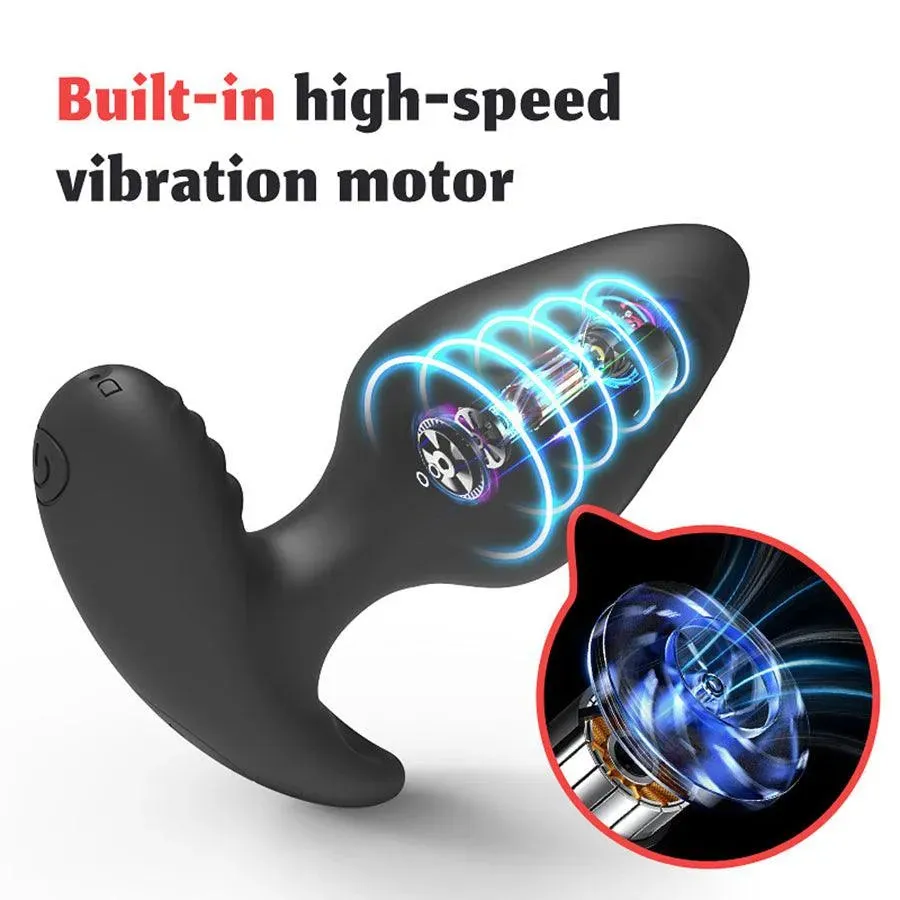 Remote Control Vibrating Butt Plug for Anal Game