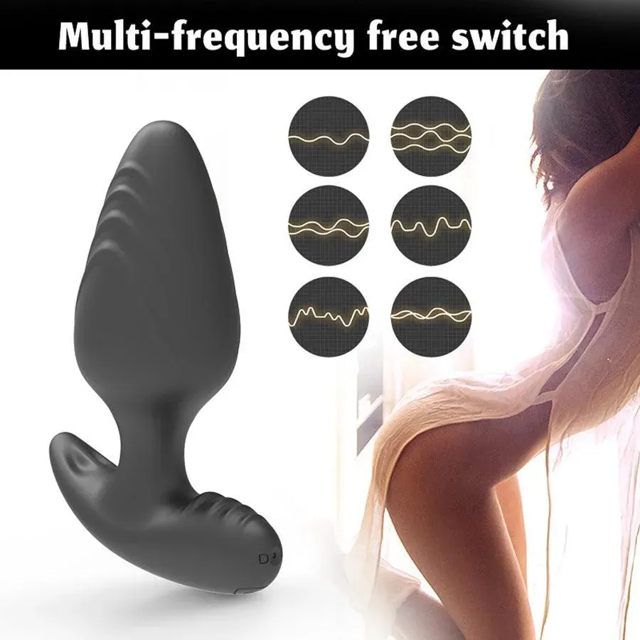 Remote Control Vibrating Butt Plug for Anal Game