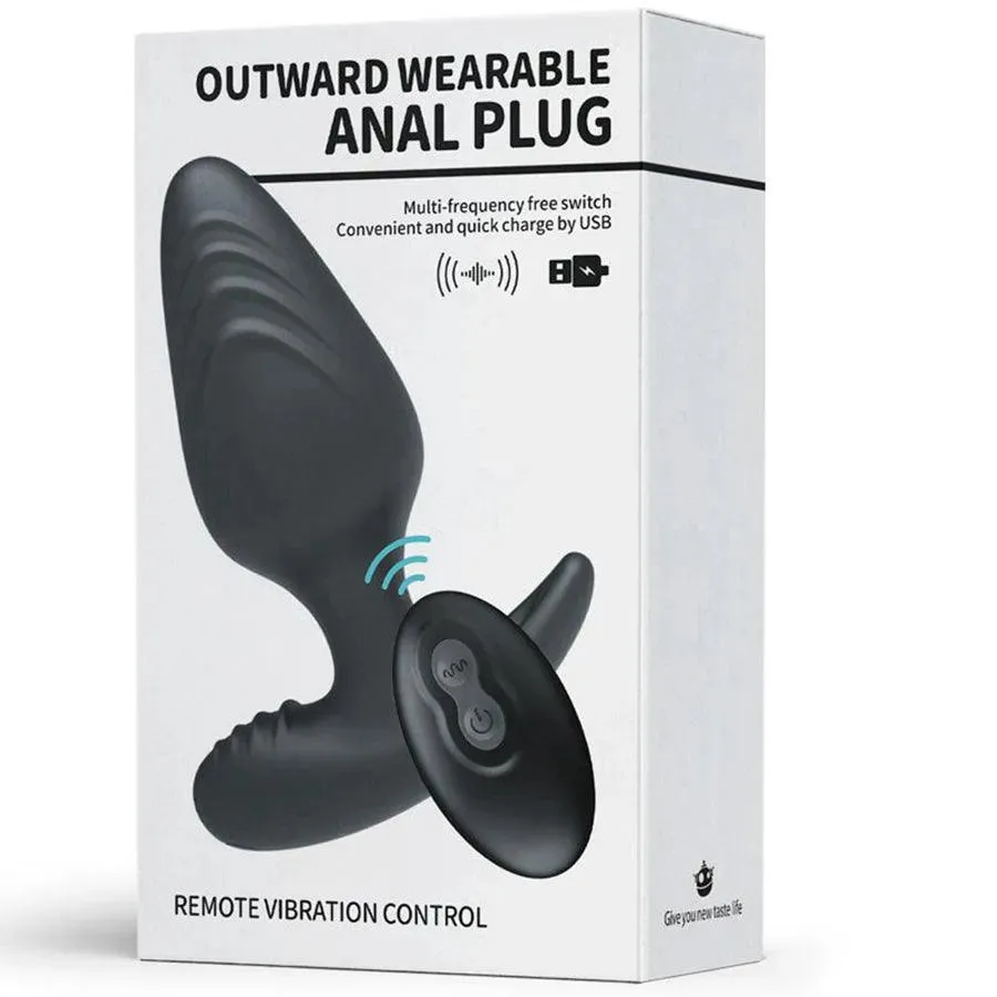 Remote Control Vibrating Butt Plug for Anal Game