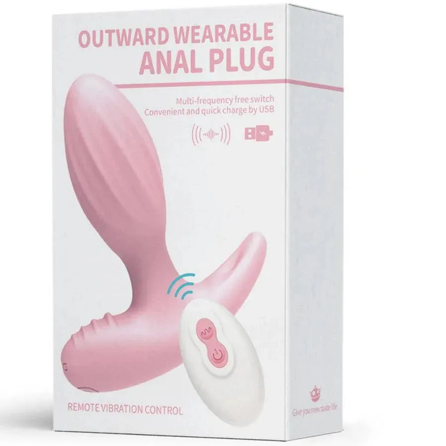 Remote Control Vibrating Butt Plug for Anal Game