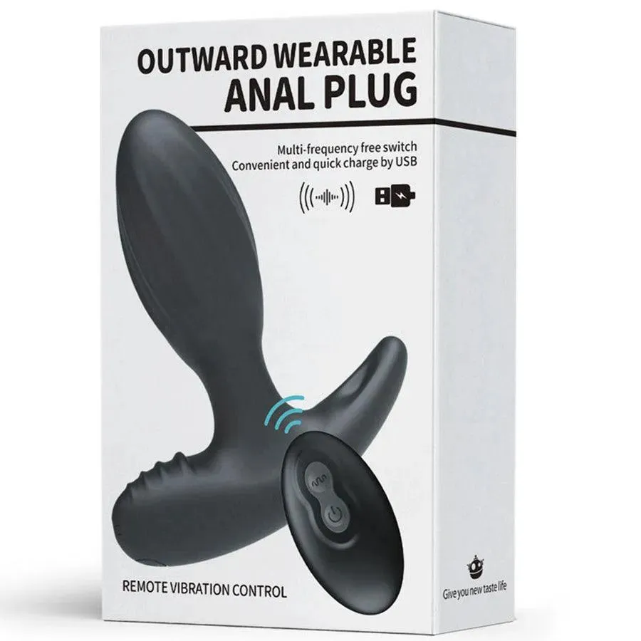 Remote Control Vibrating Butt Plug for Anal Game