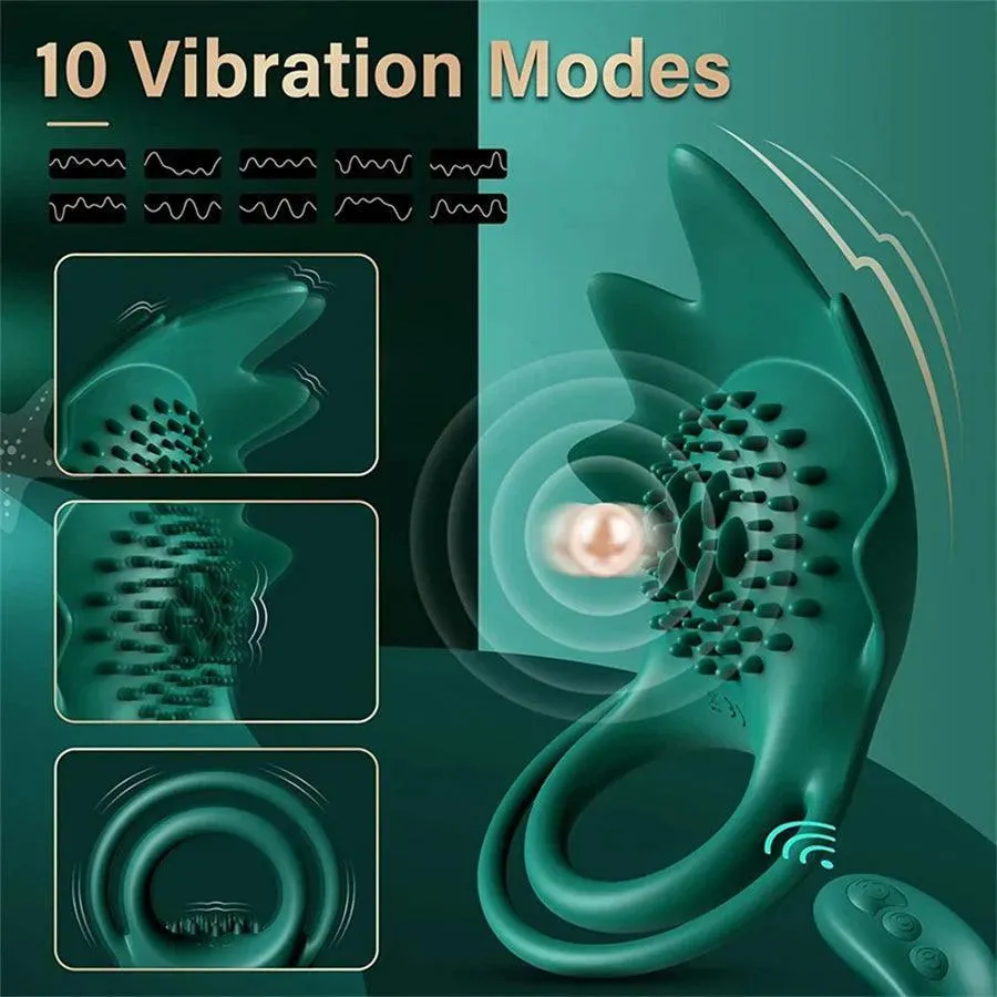 Remote Control Vibrating Dick Ring