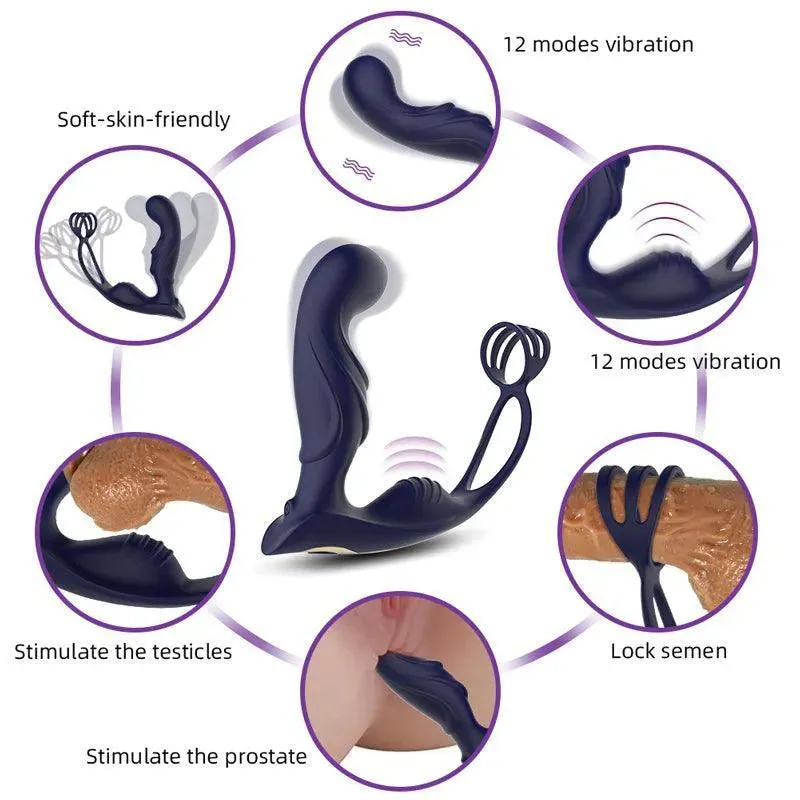 Remote Control Vibrating Prostate Massager