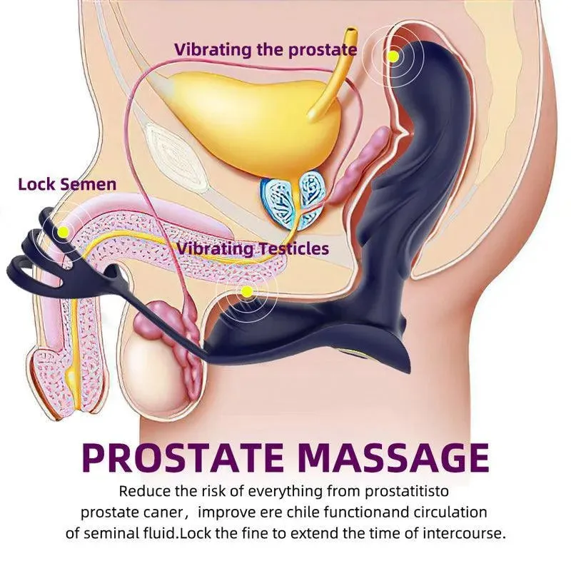 Remote Control Vibrating Prostate Massager