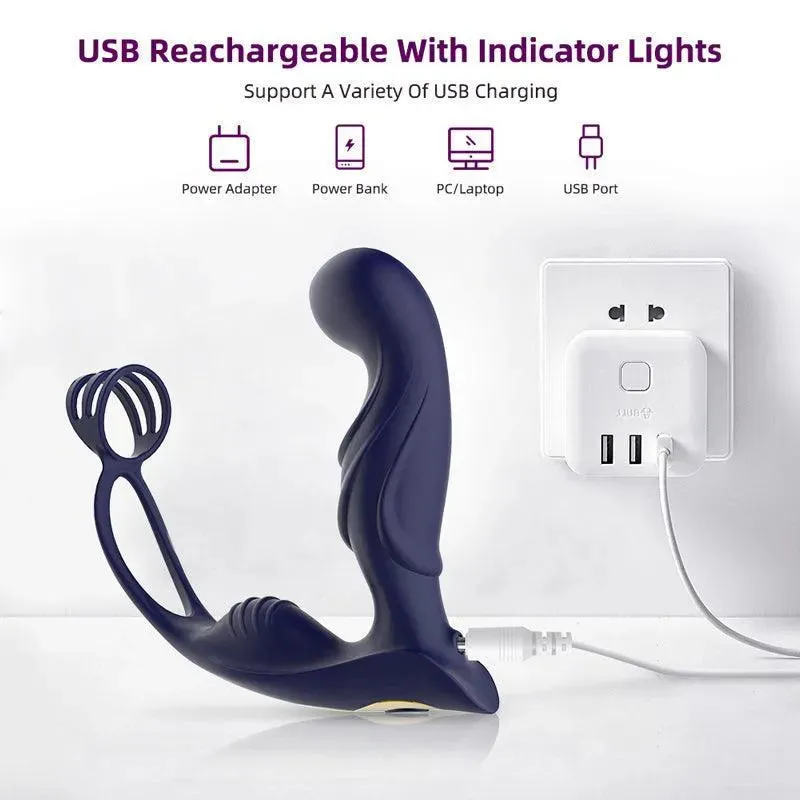 Remote Control Vibrating Prostate Massager
