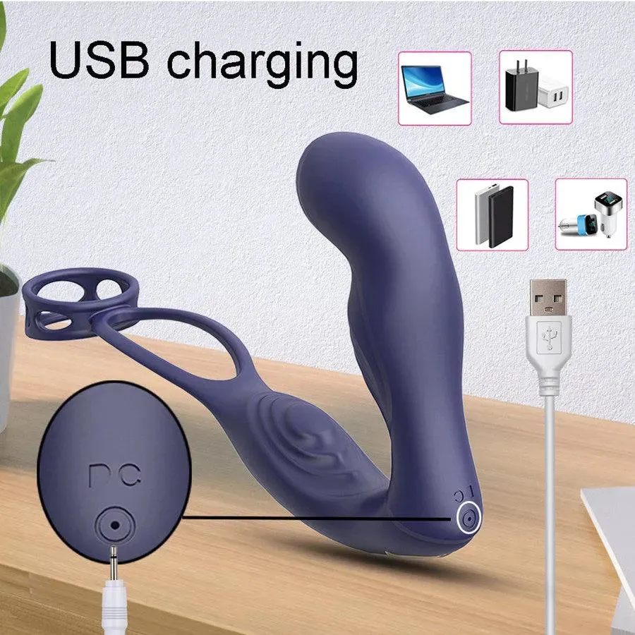 Remote Control Vibrating Prostate Stimulator for Men