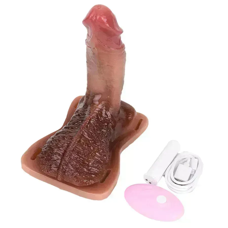 Remote Realistic Dildo Grinder Sex Toy