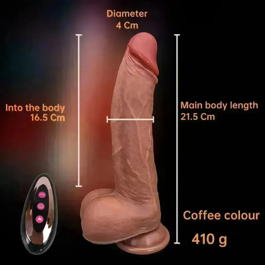Remote Realistic Thrusting Adult Toy