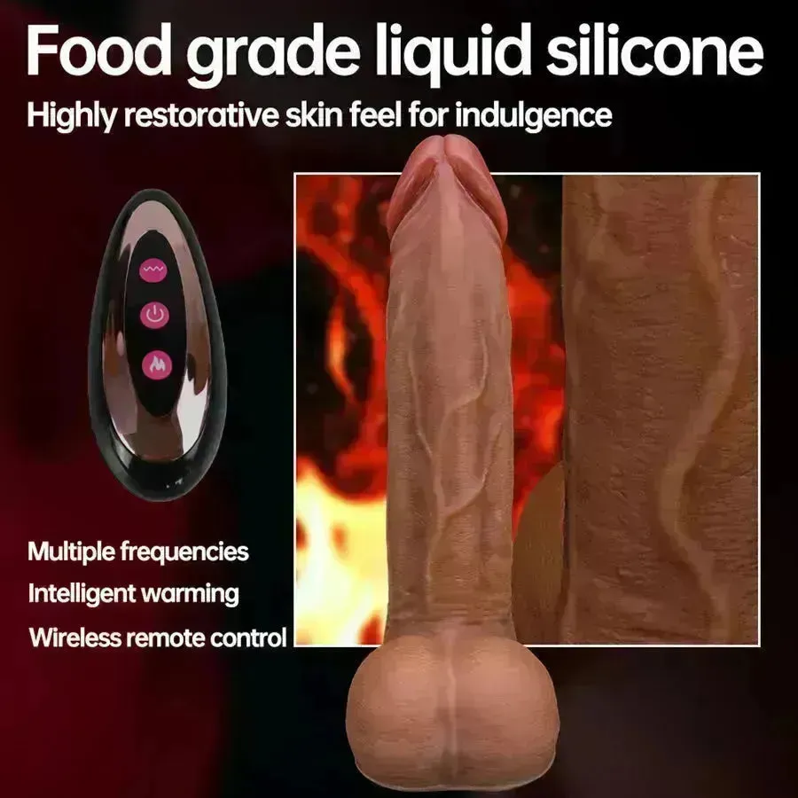 Remote Realistic Thrusting Adult Toy