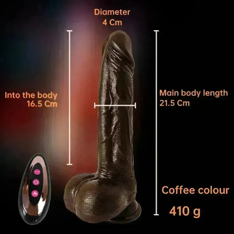 Remote Realistic Thrusting Adult Toy