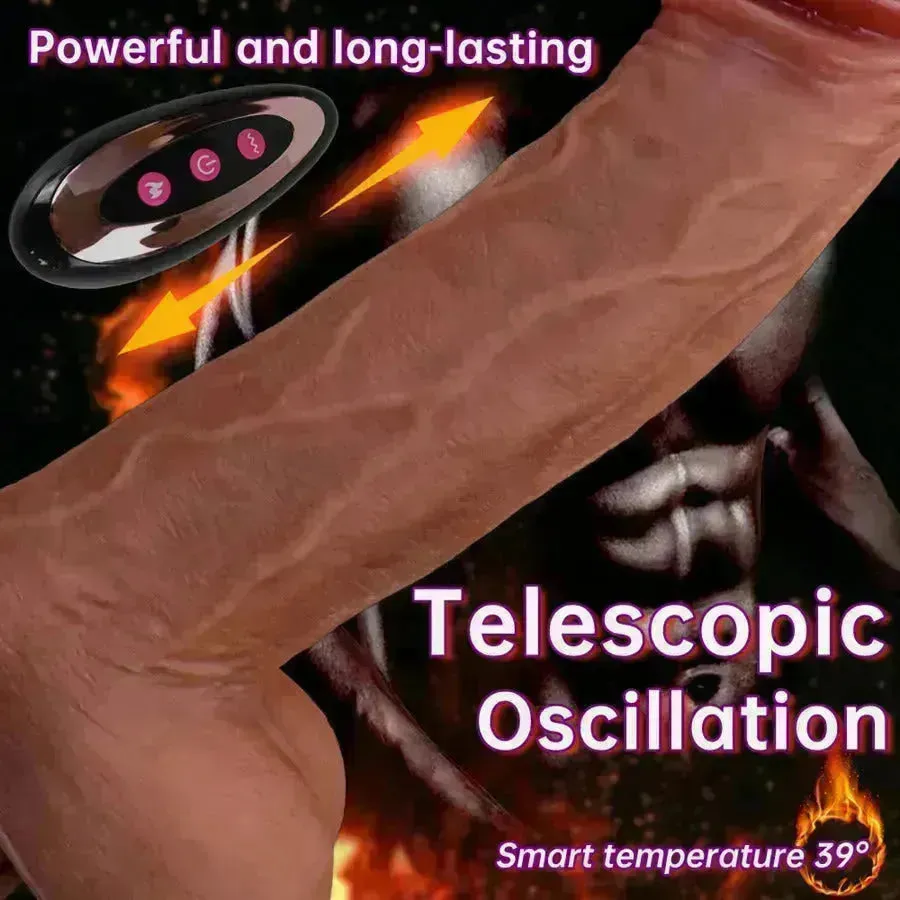 Remote Realistic Thrusting Adult Toy