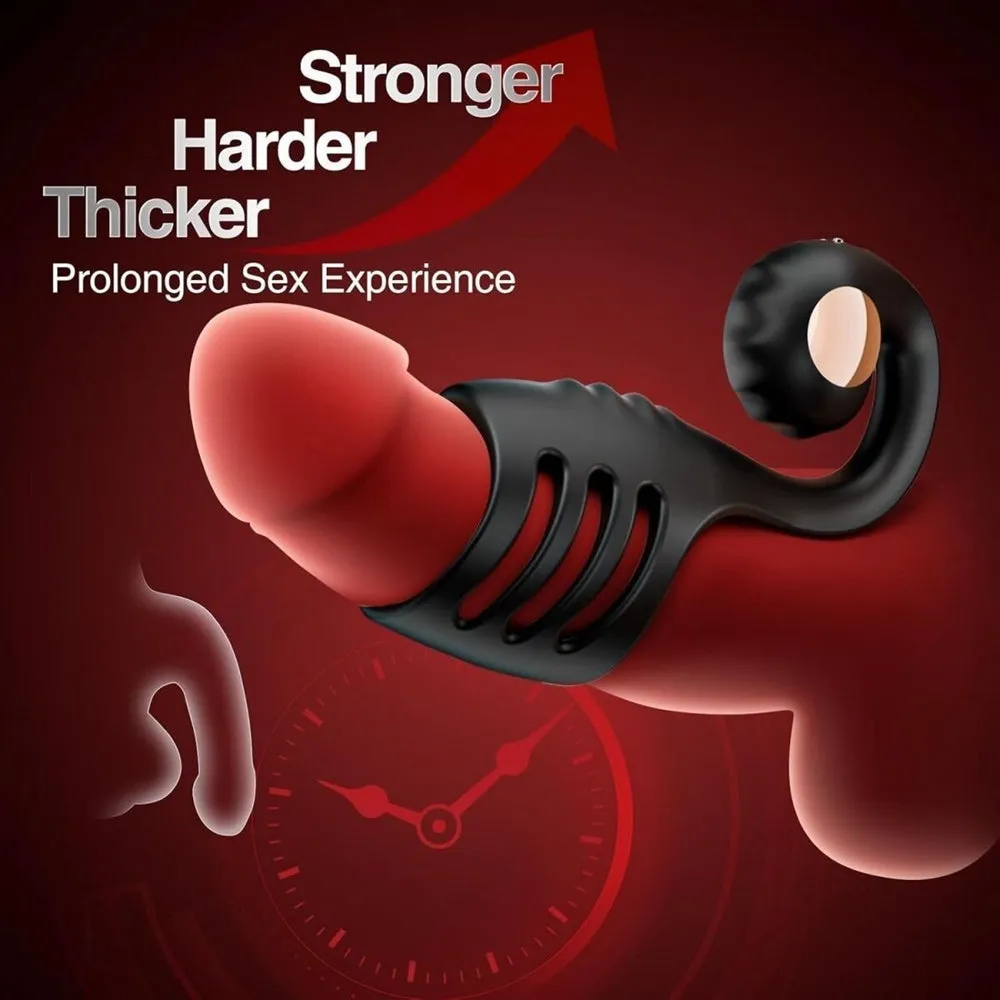 Remote Seahorse Vibrating Penis Ring
