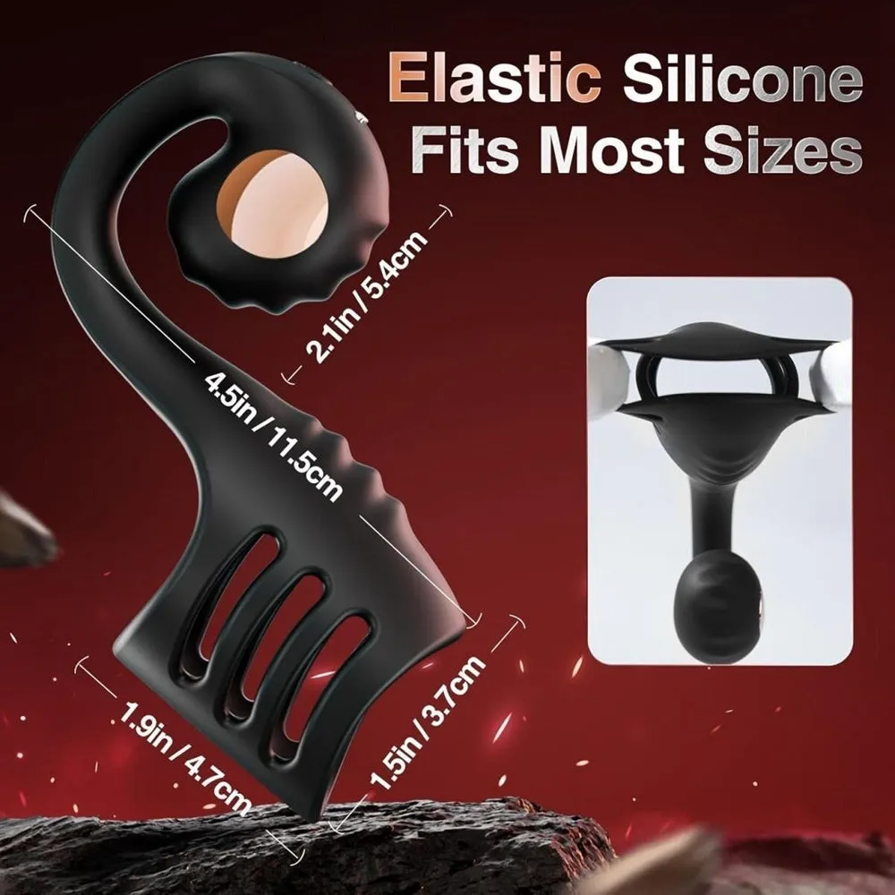 Remote Seahorse Vibrating Penis Ring