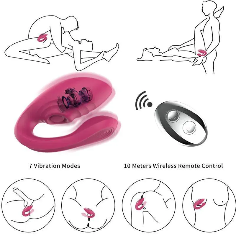 Remote Sucking Vibrator Sex Toy for Couples