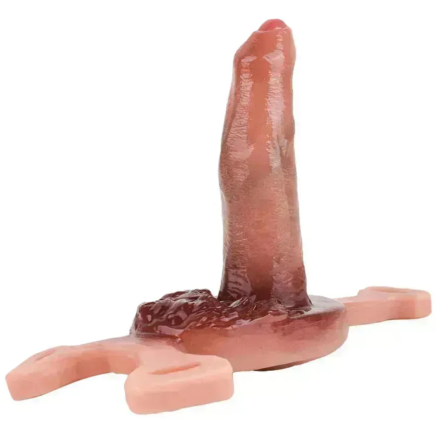 Remote Vibrating Realistic Dildo Grinder