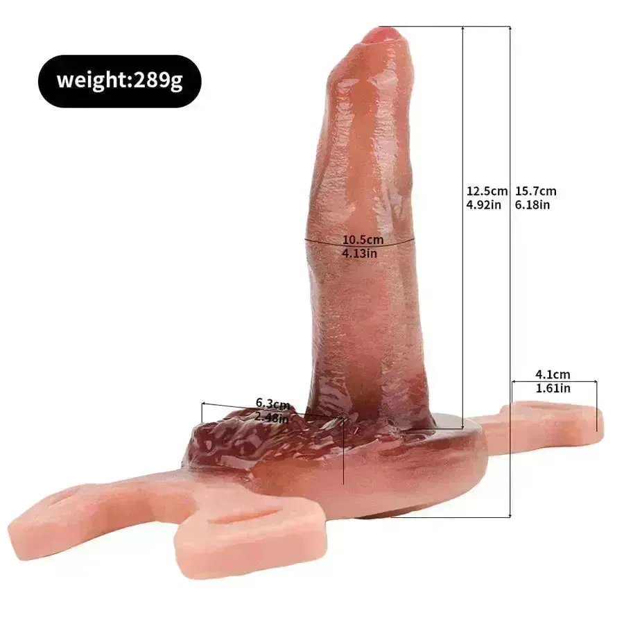 Remote Vibrating Realistic Dildo Grinder