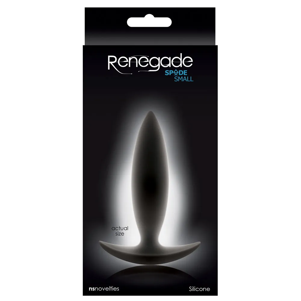 Renegade Spade Silicone Butt Plug - Small
