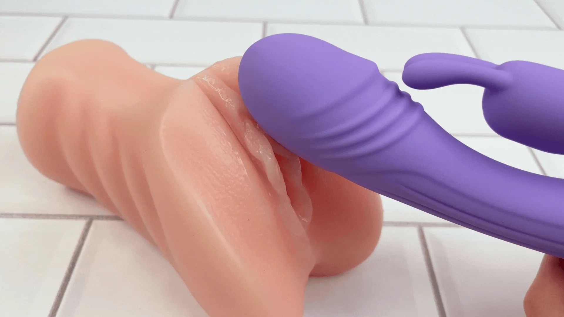 Rippled High Quality G-Spot Rabbit Massager