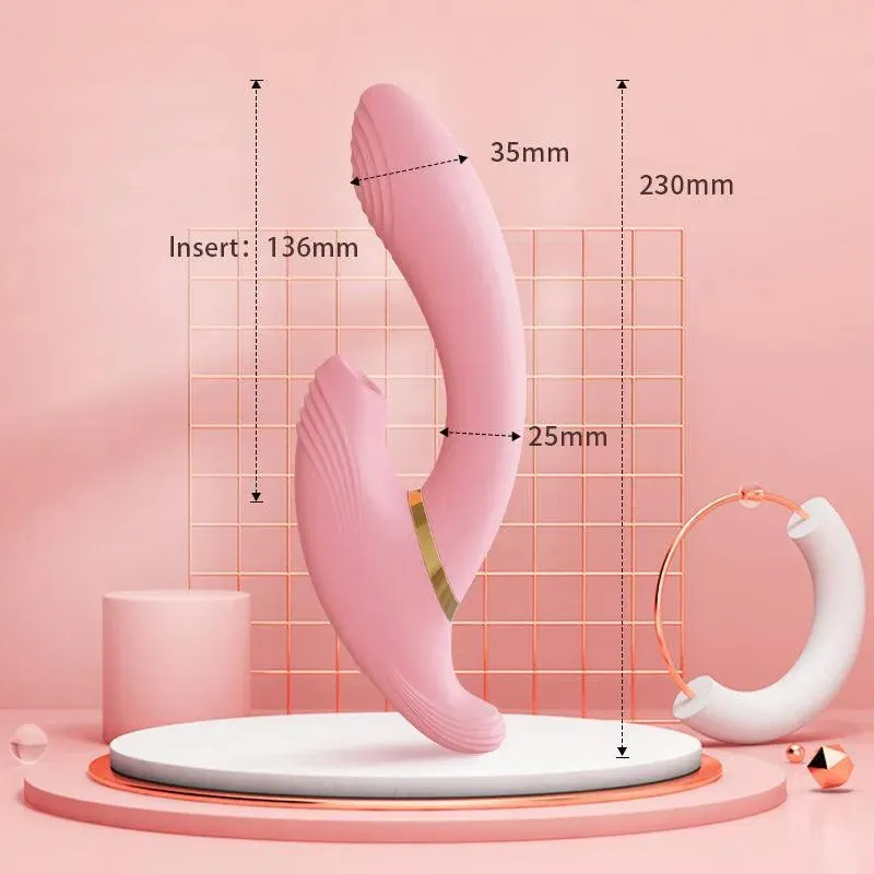 Rotatable Rabbit Sucking Vibrator Sex Toy for Women