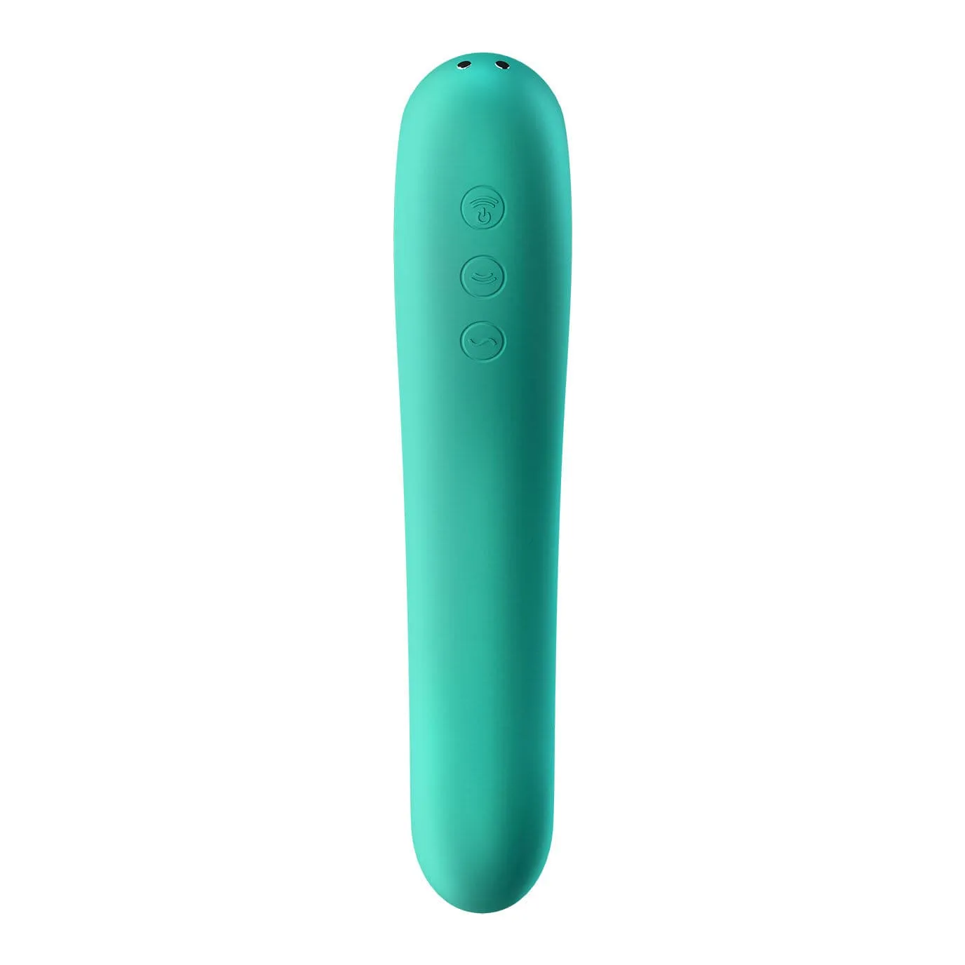 Satisfyer - Dual Kiss Insertable Air Pulse Vibrator Clitoral Air Stimulator