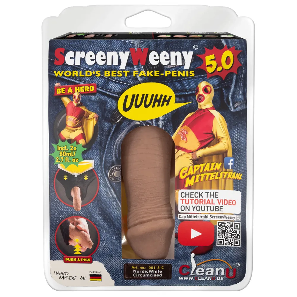 Screeny Weeny 5.0 Fake Silicone Penis & Fake Urine Kit
