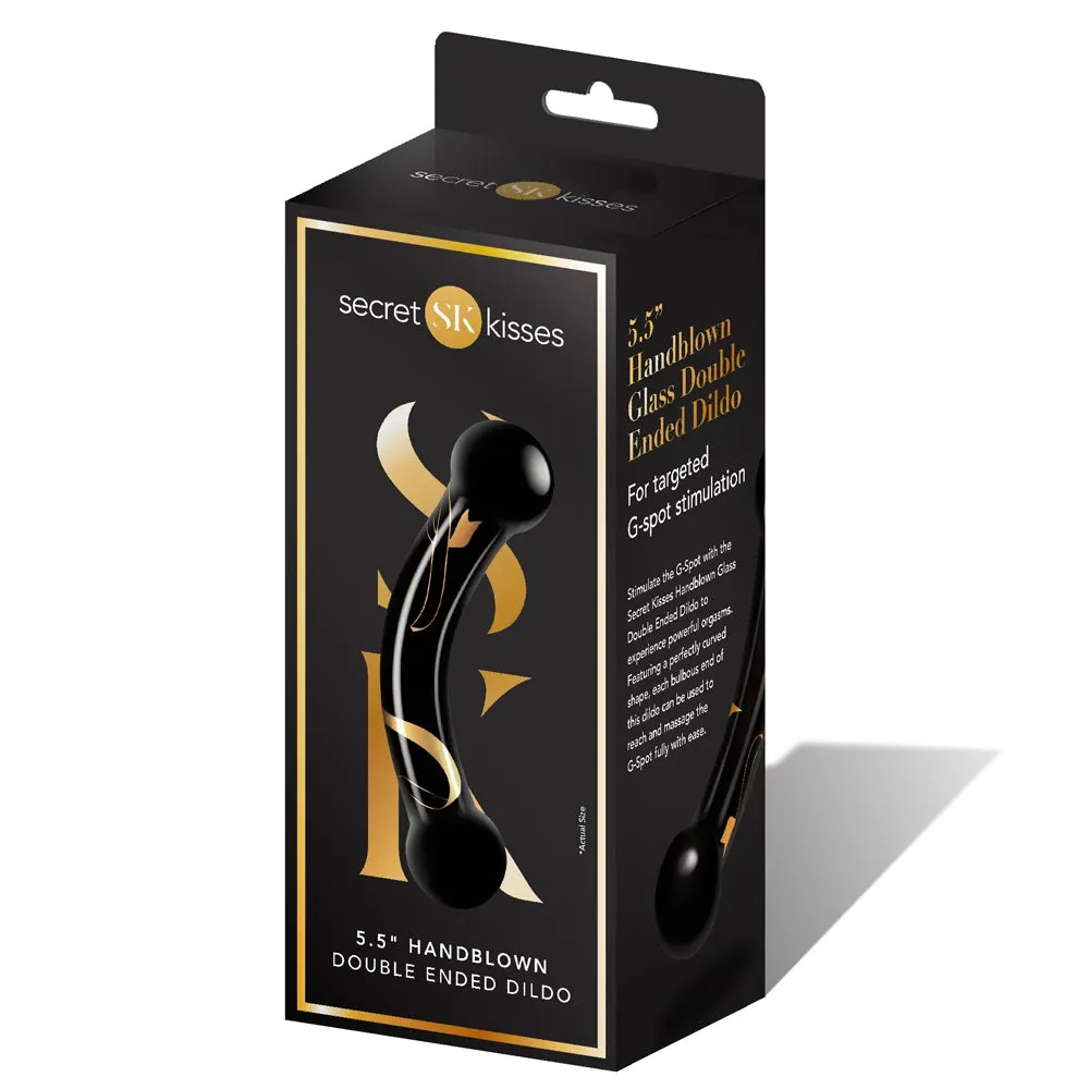 Secret Kisses 5.5" Handblown Double-Ended Glass Dildo