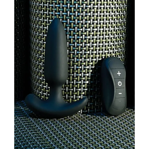 Selopa - Black Beauty Remote Control Vibrating Anal Plug (Black)