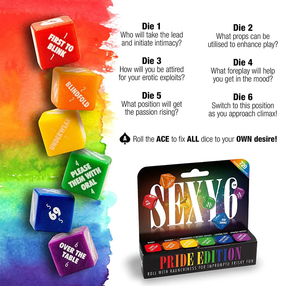Sexy 6 Dice Game - Pride Edition