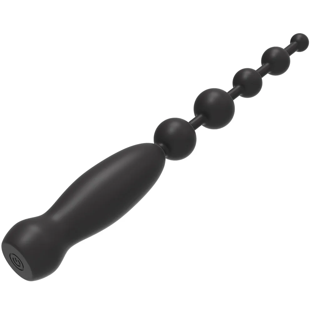 Sexyland Bauble Vibrating Silicone Anal Beads With Handle