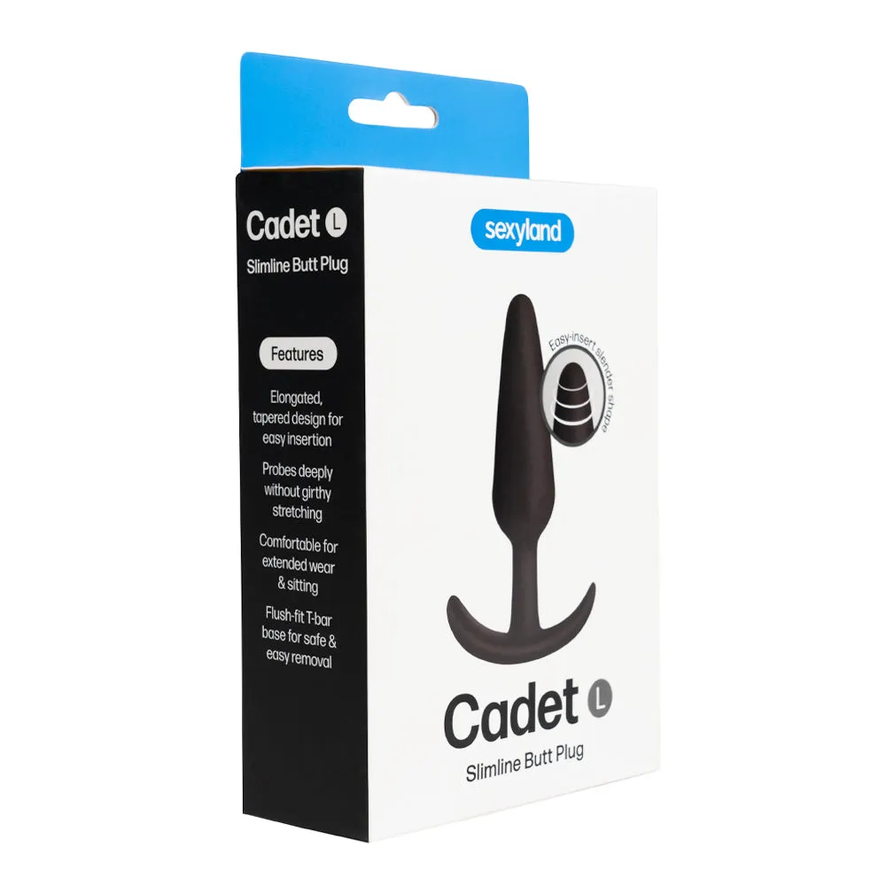 Sexyland Cadet Slimline Silicone Butt Plug - Large