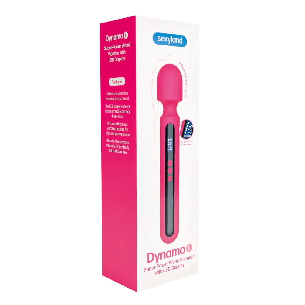 Sexyland Dynamo Super-Power Wand Vibrator With LED Display - Large