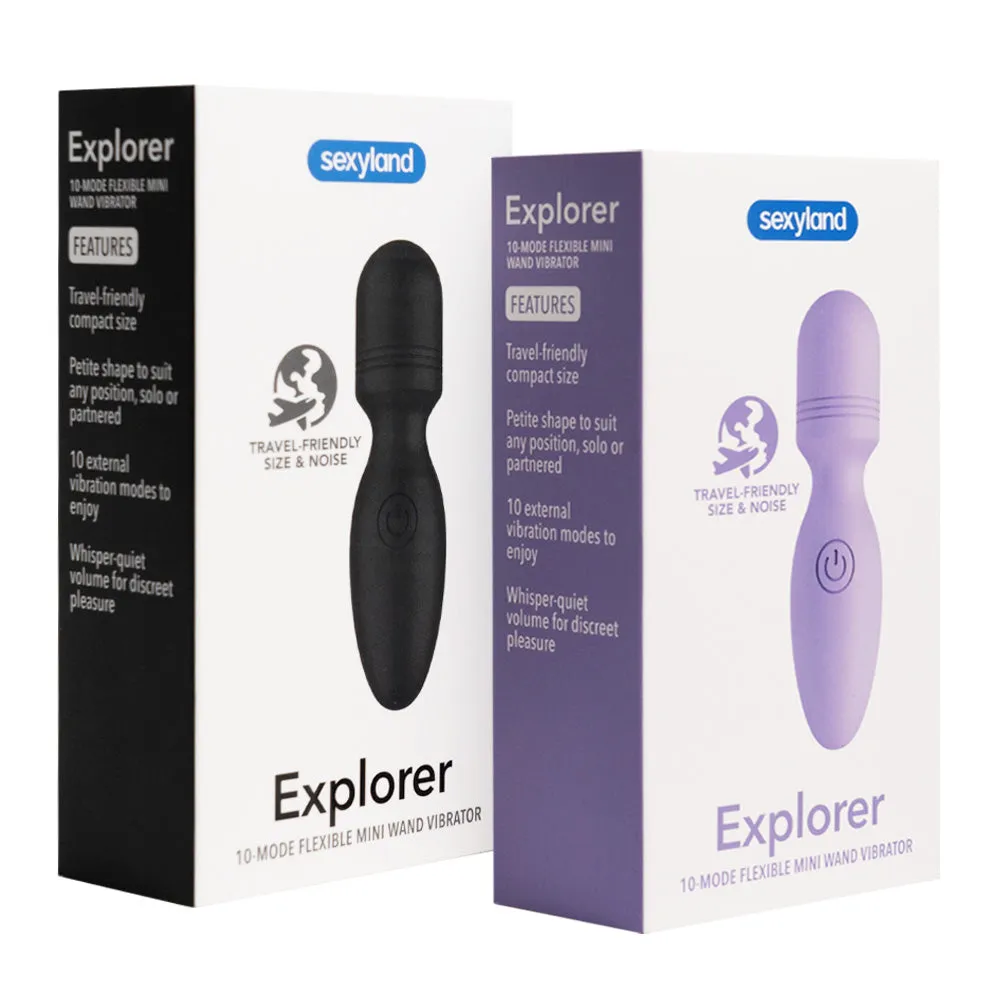 Sexyland Explorer Discreet Mini Wand Vibrator