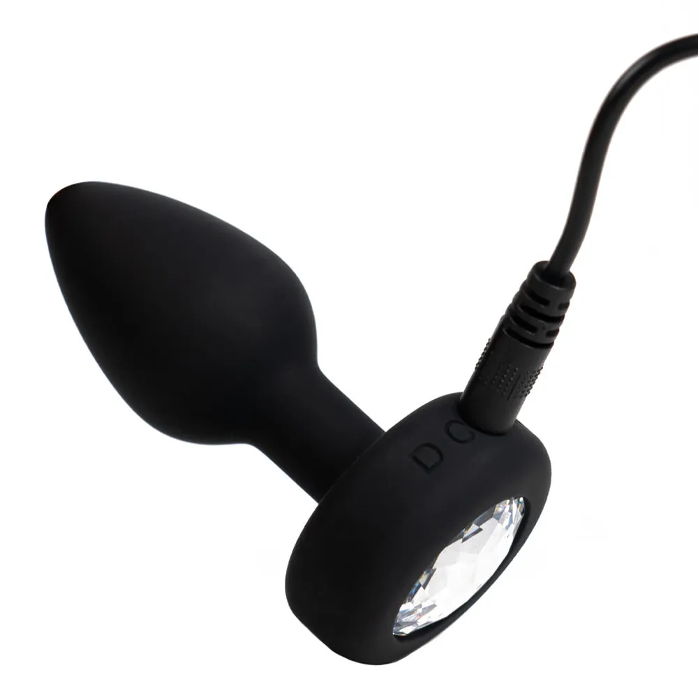 Sexyland Glamour Remote Control Vibrating Gem Butt Plug - Large